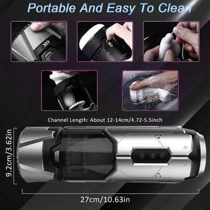 XSPACE 7 Thrusting Vibrating Powerful Masturbator