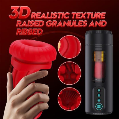 Gemini 4 IN 1 Intelligent Heating Masturbator 9 Sucking 9 Thrusting 9 Vibrating