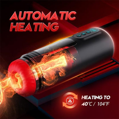 Gemini 4 IN 1 Intelligent Heating Masturbator 9 Sucking 9 Thrusting 9 Vibrating