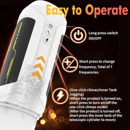 Whirlwind 7 Thrusting Rotating Stroker For Men