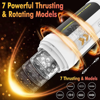 Whirlwind 7 Thrusting Rotating Stroker For Men