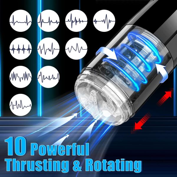 Neptune 10 Thrusting Rotating Blowjob Masturbator