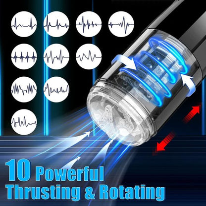 Neptune 10 Thrusting Rotating Blowjob Masturbator
