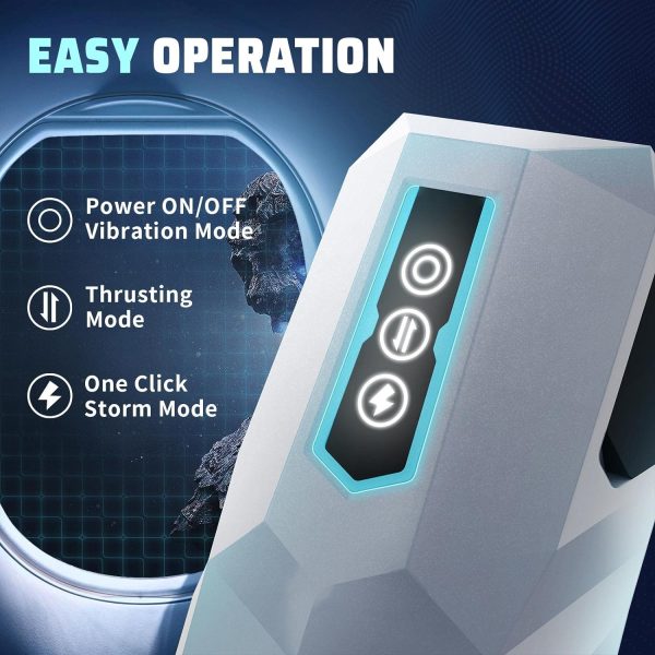Mercury THRUST-V Masturbator 10 Thrusting 9 Vibrating