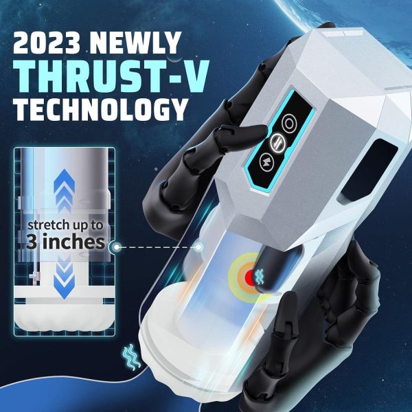 Mercury THRUST-V Masturbator 10 Thrusting 9 Vibrating