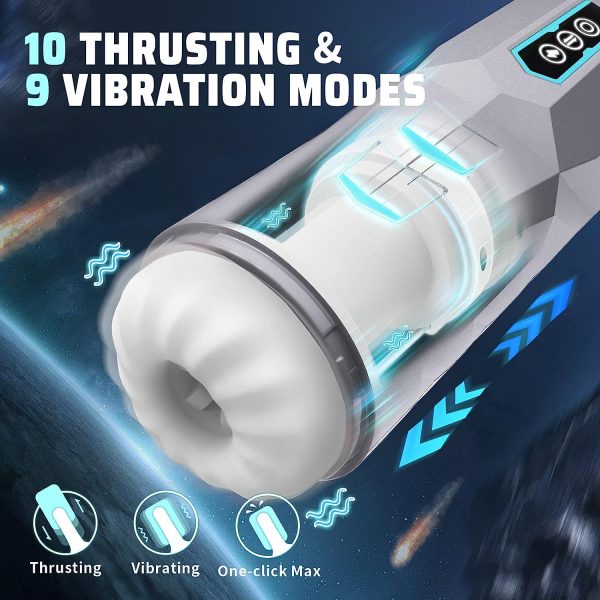 Mercury THRUST-V Masturbator 10 Thrusting 9 Vibrating