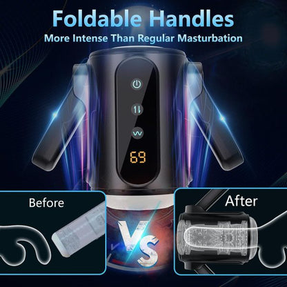 Air Robot 9 Thrusting 9 Vibrating Automatic Licking Stroker