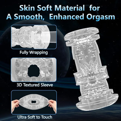 Air Robot 9 Thrusting 9 Vibrating Automatic Licking Stroker