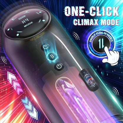 Stronger Smart Masturbator 4 Thrusting 4 Sucking 10 Vibrating Modes