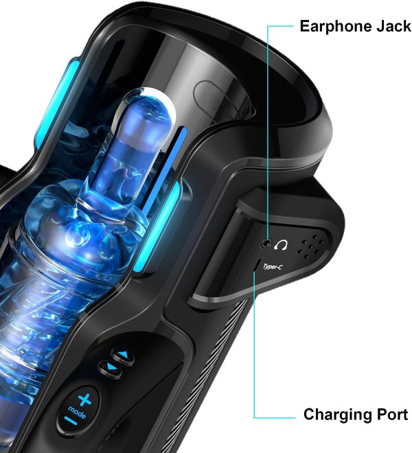 Monster Ultra Long Super Stroking Masturbator with Mobile Phone Holder