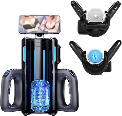 Monster Ultra Long Super Stroking Masturbator with Mobile Phone Holder