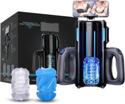 Monster Ultra Long Super Stroking Masturbator with Mobile Phone Holder