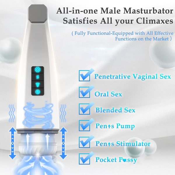 LOVEX Apollo Masturbator 3 in 1 Thrusting Sucking Vibrating