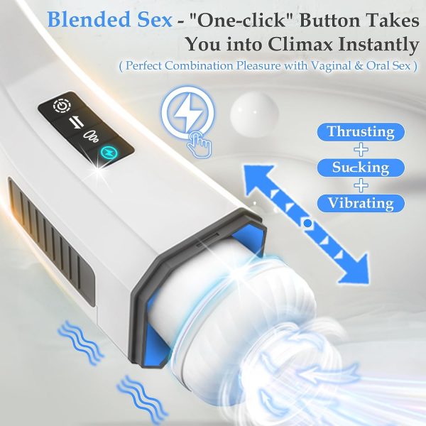 LOVEX Apollo Masturbator 3 in 1 Thrusting Sucking Vibrating