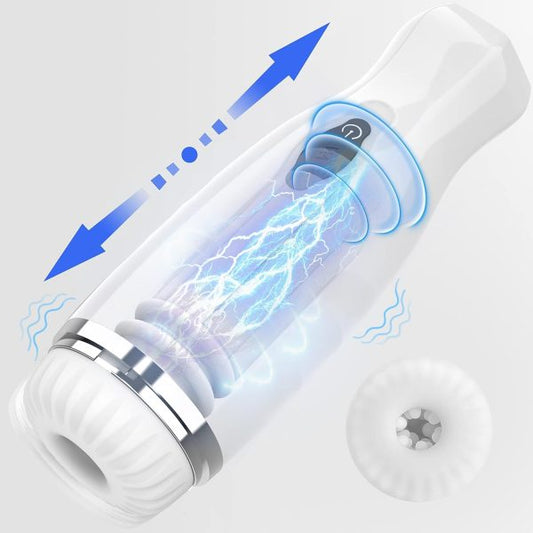 Burster Pulse Masturbator Realistic Blowjob Stroker