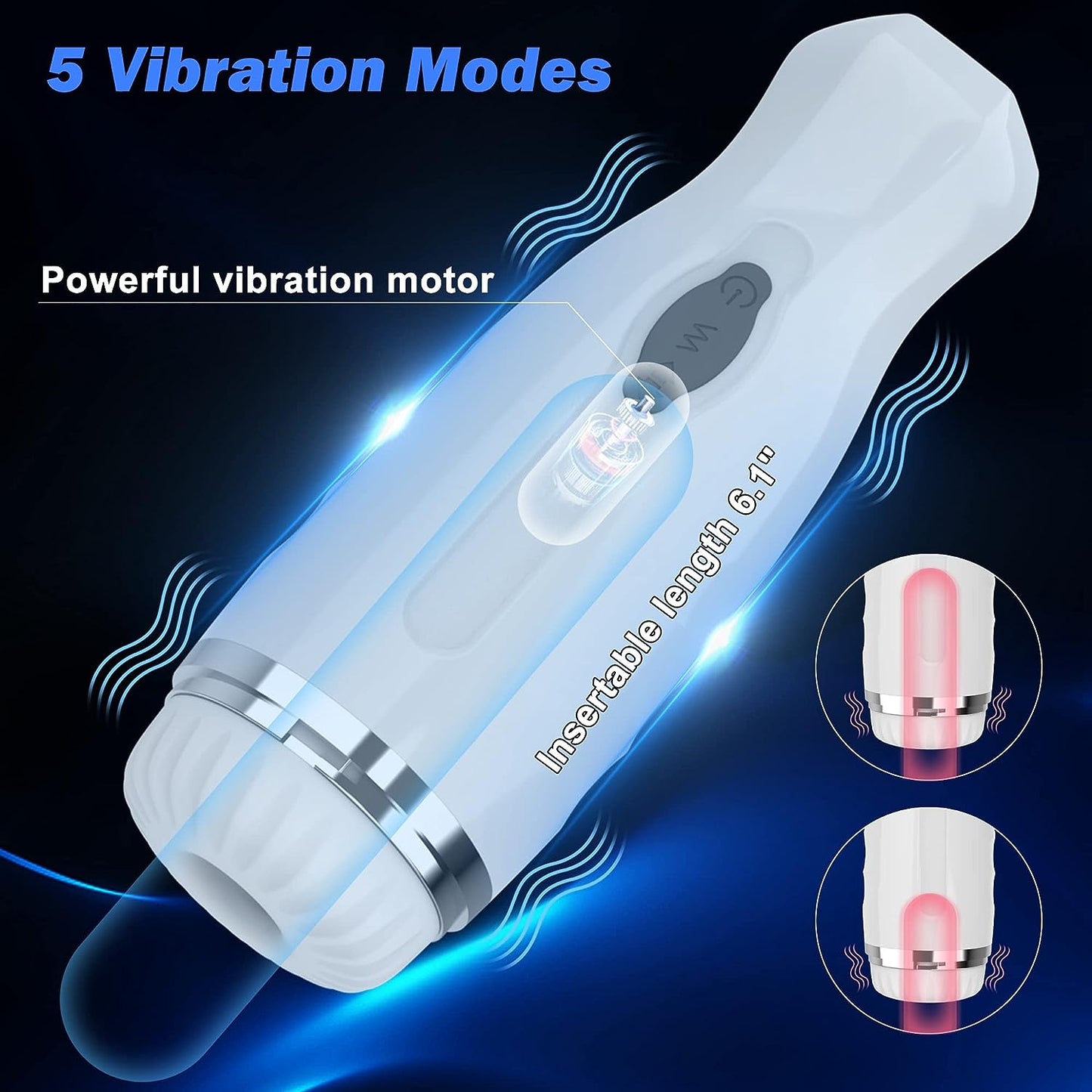 Burster Pulse Masturbator Realistic Blowjob Stroker