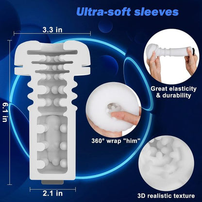 Burster Pulse Masturbator Realistic Blowjob Stroker