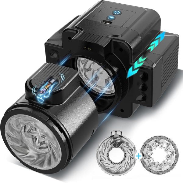 3 in1 Camera Masturbator with 7 Thrusting & Rotating & Vibrating Modes