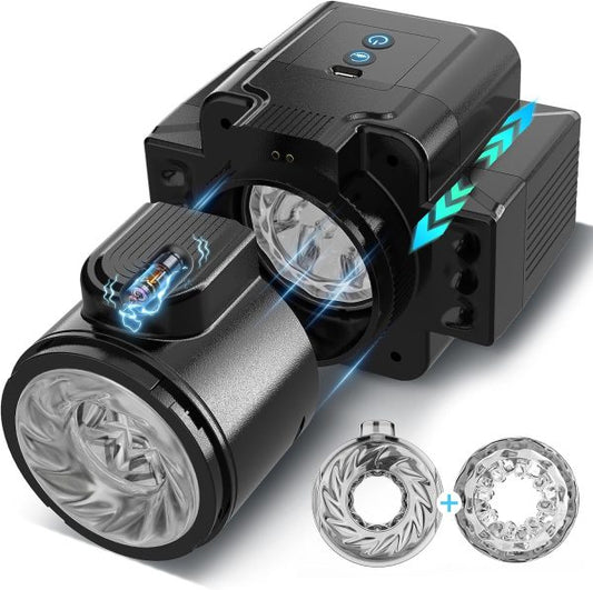 3 in1 Camera Masturbator with 7 Thrusting & Rotating & Vibrating Modes