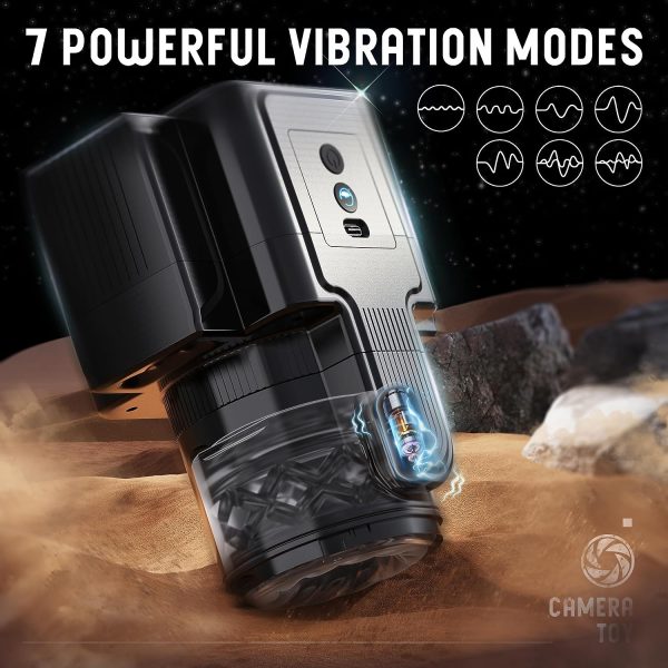 3 in1 Camera Masturbator with 7 Thrusting & Rotating & Vibrating Modes