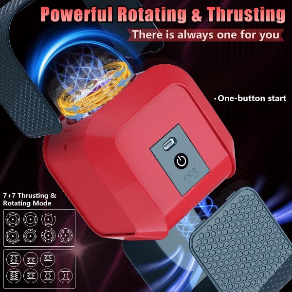 Magic BOX Concealed Design Masturbator 7 Thrusting Rotating
