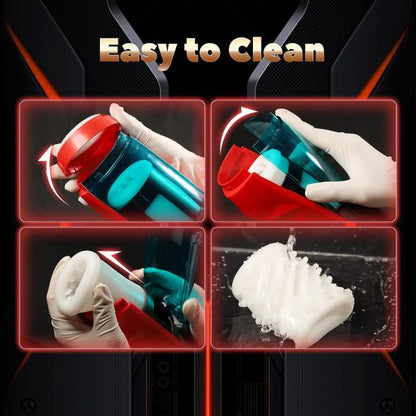 Car-Shaped Climax Masturbator with 10 Thrusting 10 Spinning Modes