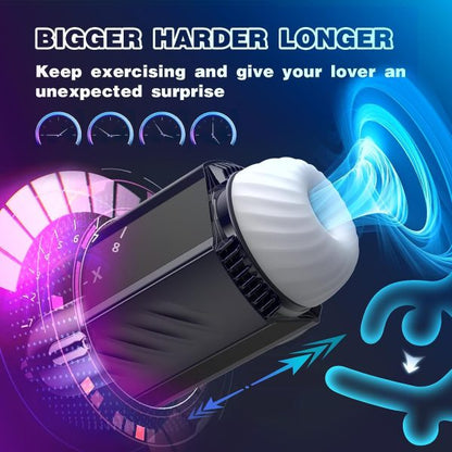 Engine Orgasm Upgraded Life-like Physical Thrusting Squeezing Masturbator