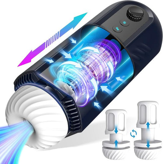 Engine Orgasm Upgraded Life-like Physical Thrusting Squeezing Masturbator
