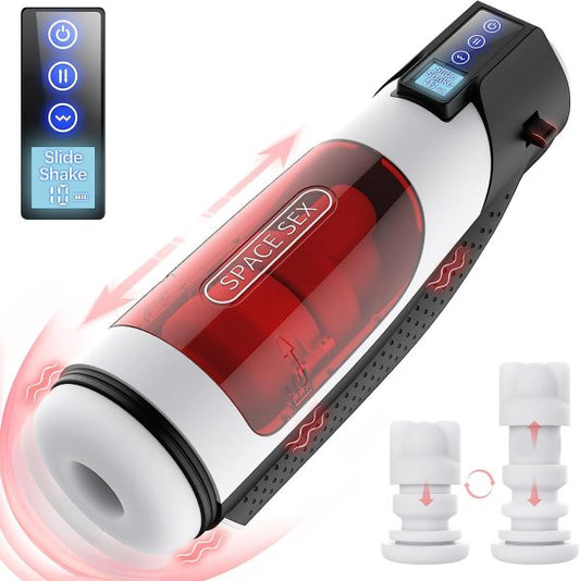 XNASA Spaceship 10 Vibrating 8 Thrusting Masturbator