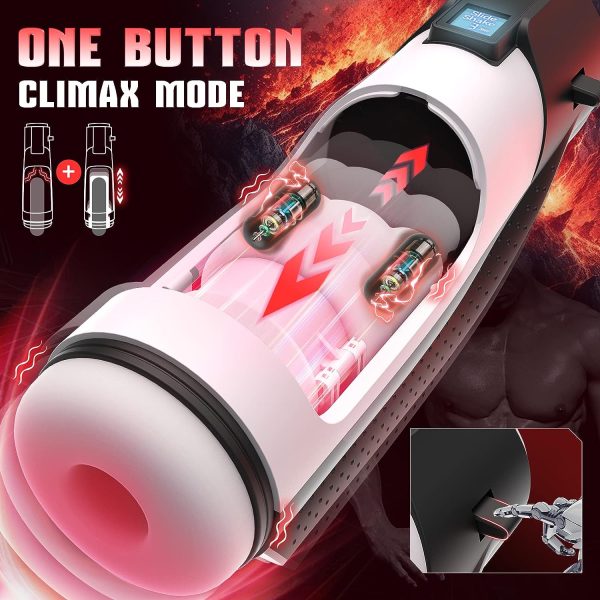 XNASA Spaceship 10 Vibrating 8 Thrusting Masturbator