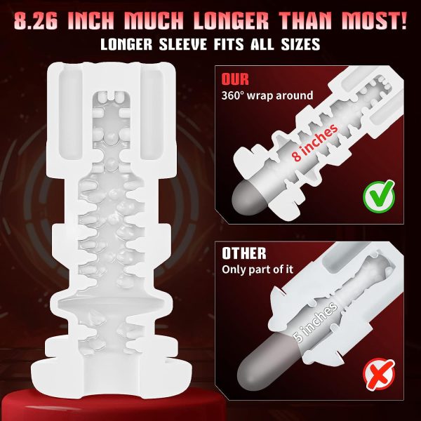 XNASA Spaceship 10 Vibrating 8 Thrusting Masturbator