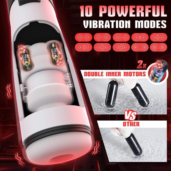 XNASA Spaceship 10 Vibrating 8 Thrusting Masturbator