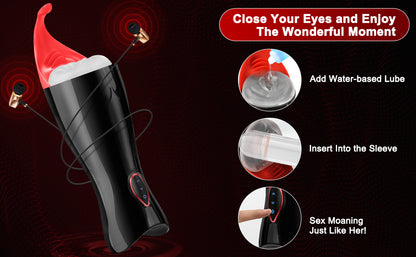 OralLove Powerful Sucking Masturbator 5 Sucking 10 Vibrating