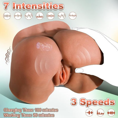 Milk Me Silly Trembling Pleasure Vibrating Pussy Ass Masturbator