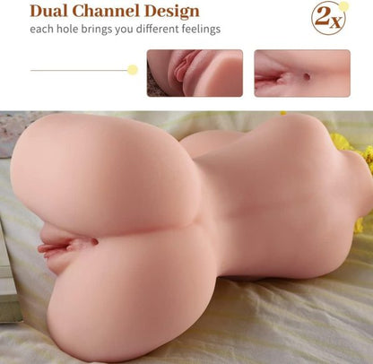 Scaled Down Stimulating Masturbator Sex Doll Big Boobs Pussy Ass