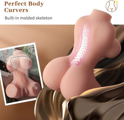 Scaled Down Stimulating Masturbator Sex Doll Big Boobs Pussy Ass