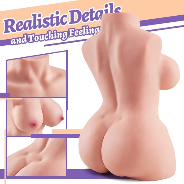 Realistic Adult Sex Doll Masturbator with Torso and Big Boob