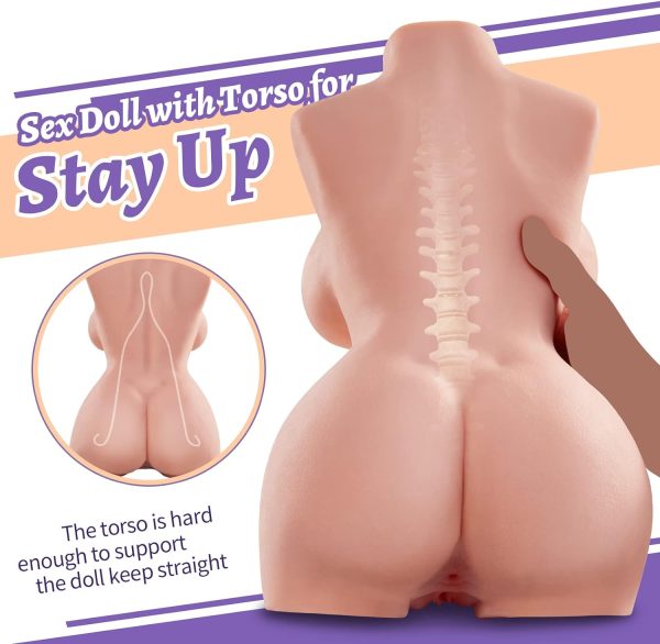 Realistic Adult Sex Doll Masturbator with Torso and Big Boob