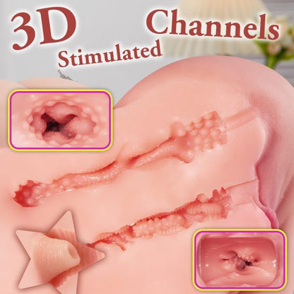 Portable Size Sexy Butt Doll Masturbator with Lifelike Pussy and Perfect Curve