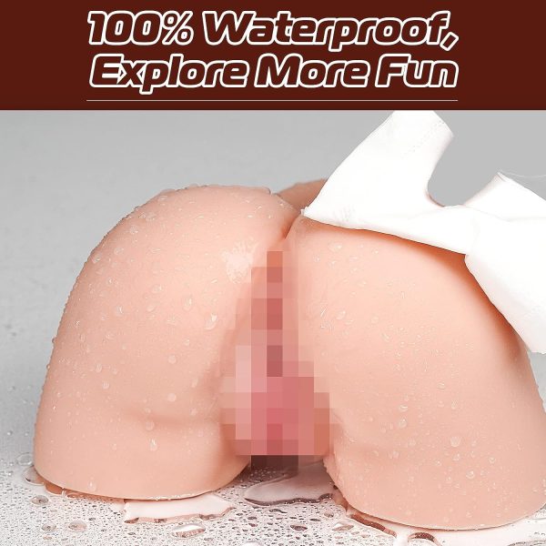 Lifelike Juicy Doll Male Masturbator with Vagina Anal Deeply Ribbed Pleasure Tunnel