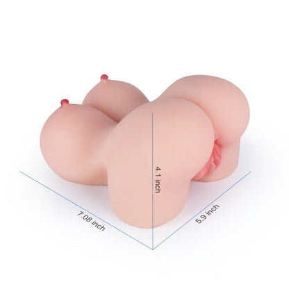 Ultra Big Breasts Butt Lifelike Male Masturbator with Swollen Valva and Textured Inner
