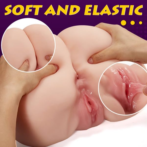 KINKLOVE Life Size Realistic Vagina and Big Ass Masturbator