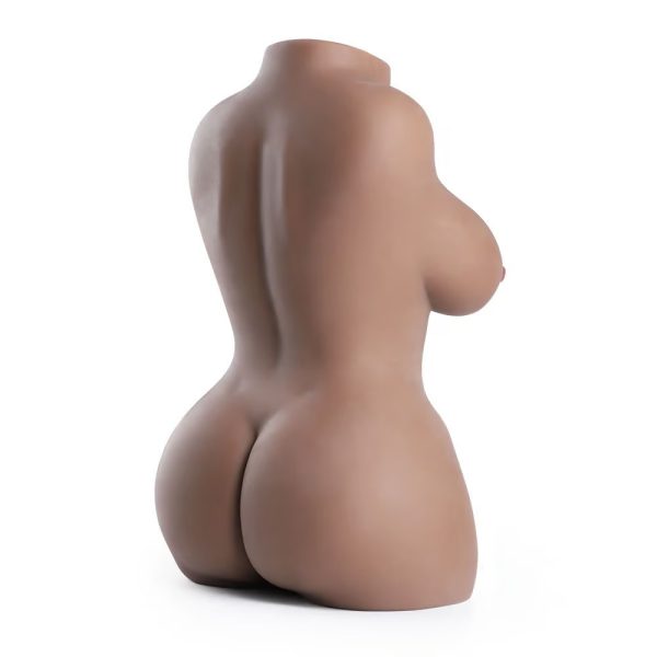 KINKLOVE Realistic Masturbator with Tanned Gym Sculptured Body Mature Labia and Tight Anus