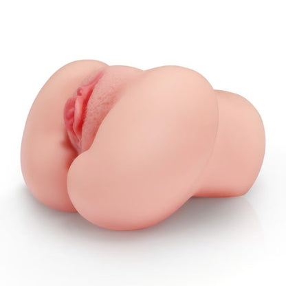 Realistic Square Shaped Buttocks Masturbator with 2 Holes