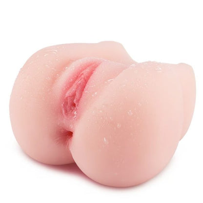 Realistic Square Shaped Buttocks Masturbator with 2 Holes
