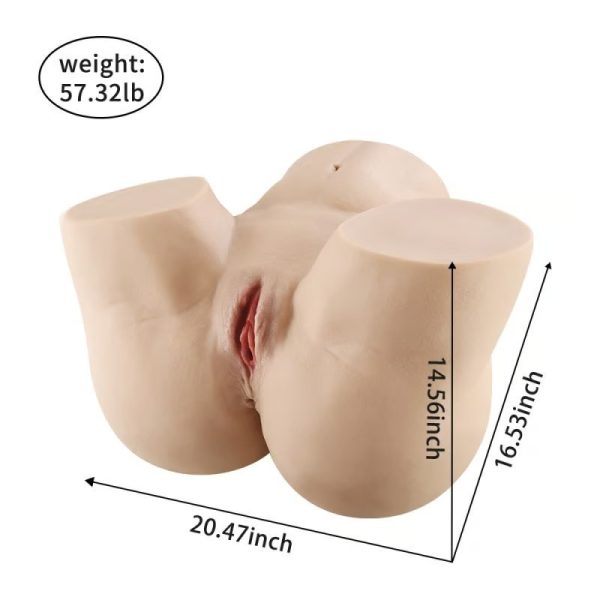 KINKLOVE Curvaceous and Voluptuous Lifelike Plump Butt Masturbator
