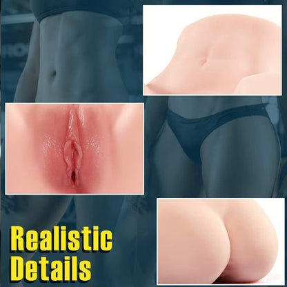 Scale Down Realistic Pink pussy and Butt Sexy Doll Masturbator