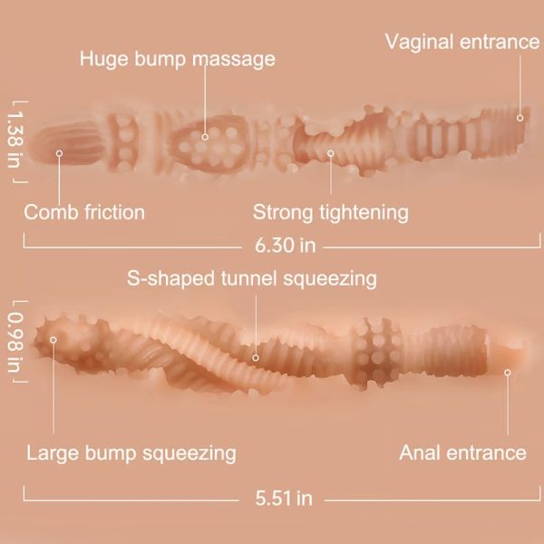 Mature Sensual Curves Massive Plump Realistic Torso Butt Masturbator