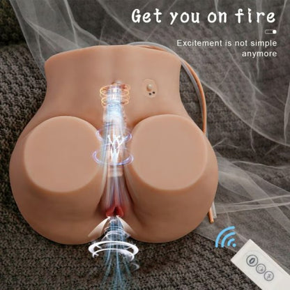 KINKLOVE Suckting and Vibrating Lifelike Butt Masturbator