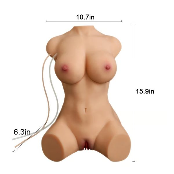 Realistic Doll Male Masturbator with Big Breast 5 Sucking and Vibrating Modes